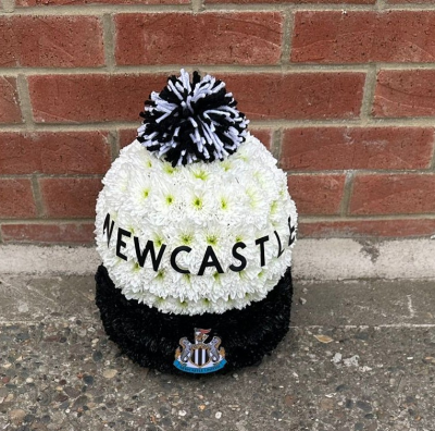 Newcastle Hat - 3D Hat funeral tribute.

Can be made for other teams if required