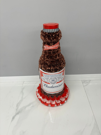 Budweiser - Bottle of Budweiser funeral tribute