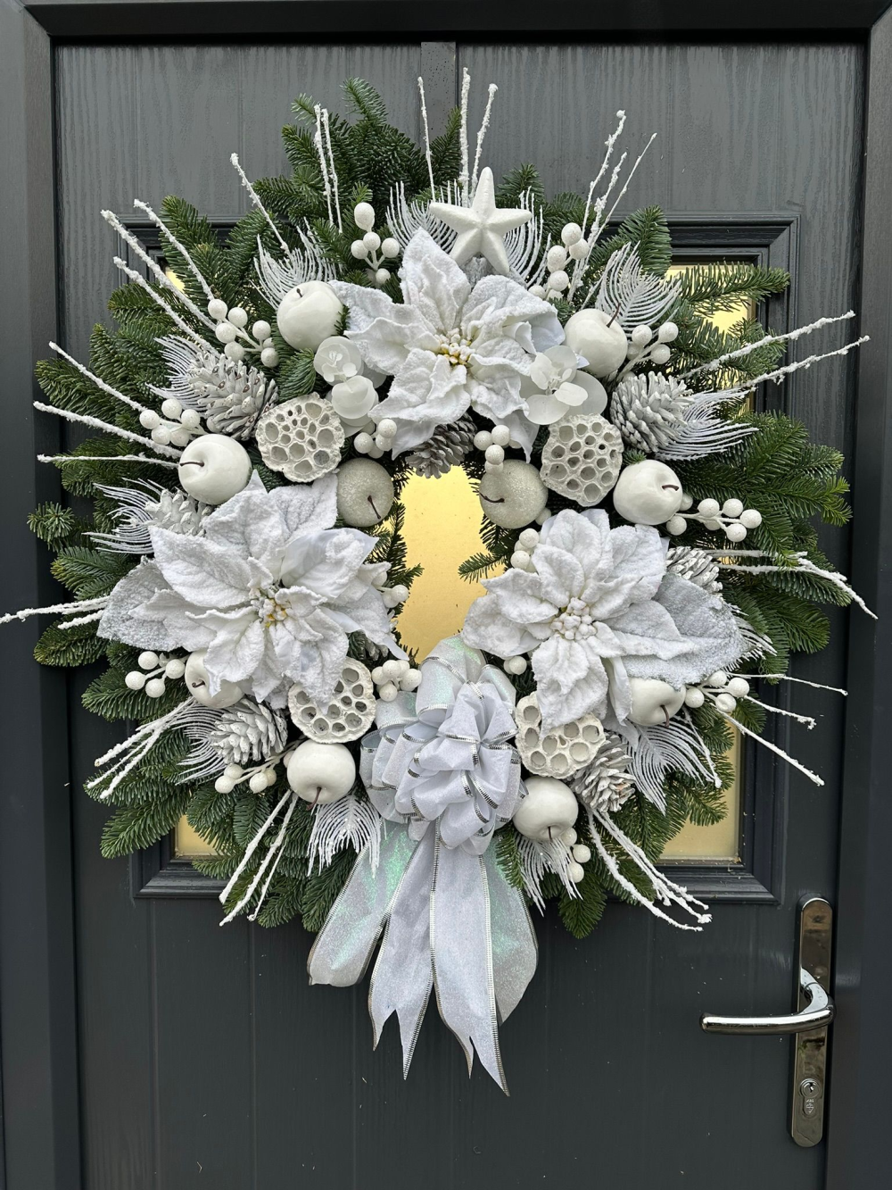Silver Christmas Wreath
